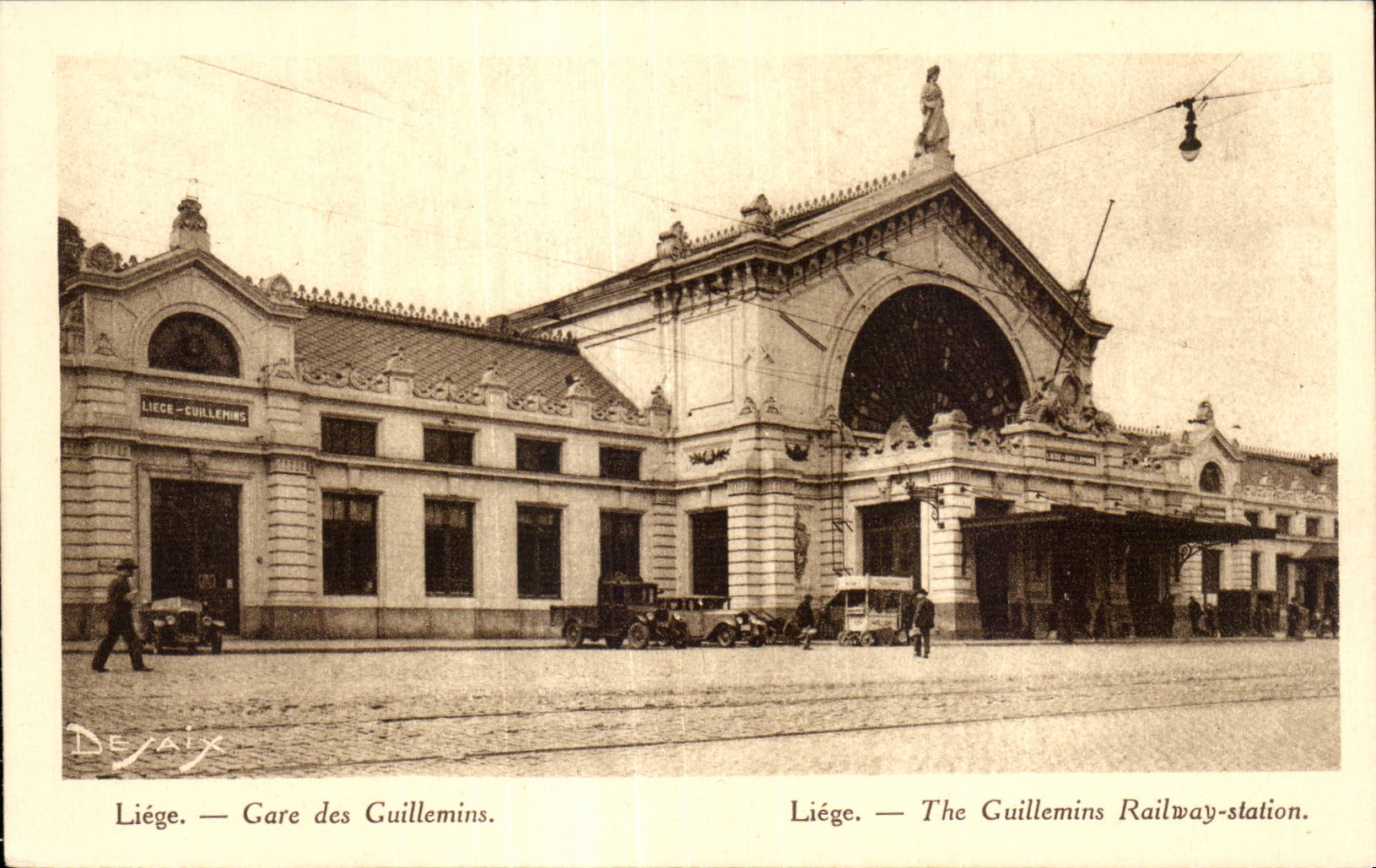 Belgium - Belgique - Belgien - Liege - Gare des Guillemins - CPA