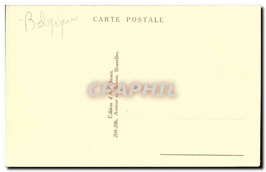 Belgium - Belgique - Belgien - Liege - Gare des Guillemins - CPA — Rückseite