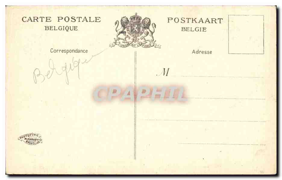 Belgium - Belgique - Belgien - Gand - Gent - Tour de Collation - CPA — Rückseite