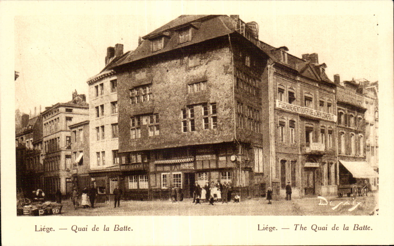 Belgium - Belgique - Belgien - Liege - Quai de la Batte - CPA 