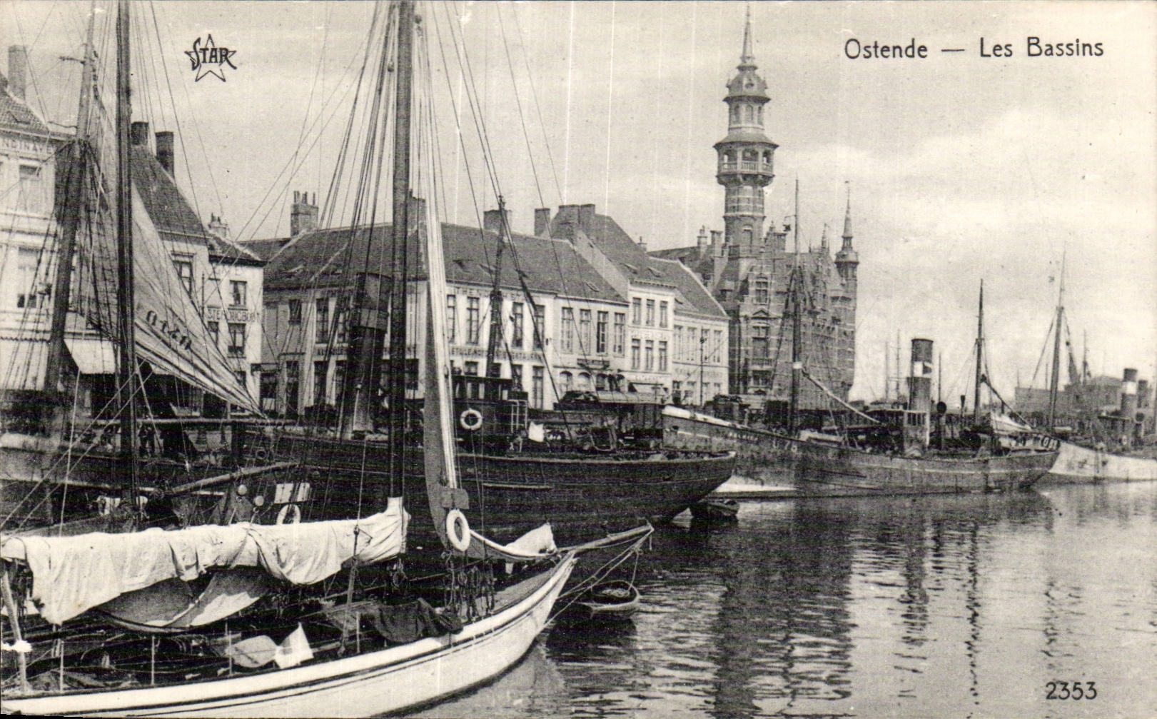 Belgium - Belgique - Belgien - Ostende - Les Bassins - CPA 