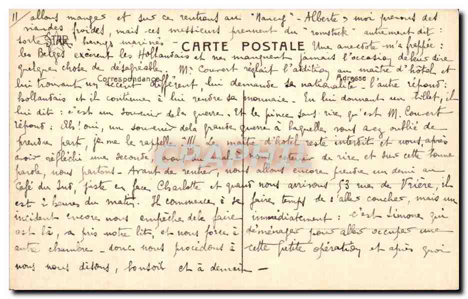 Belgium - Belgique - Belgien - Anvers - Le Quai Jordaens - CPA  — Back