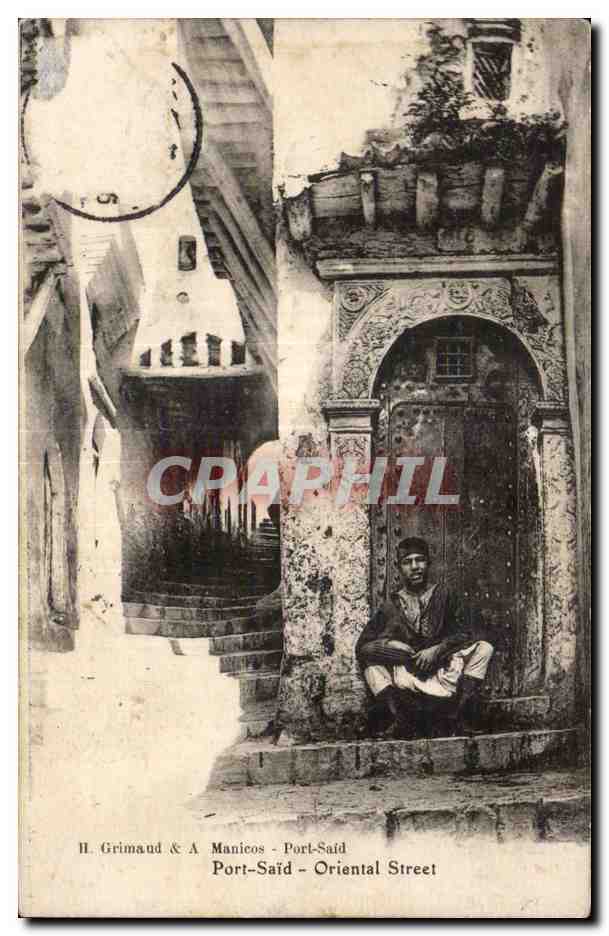 Port-Saïd — Oriental Street — H. Grimaud & A. Manicos