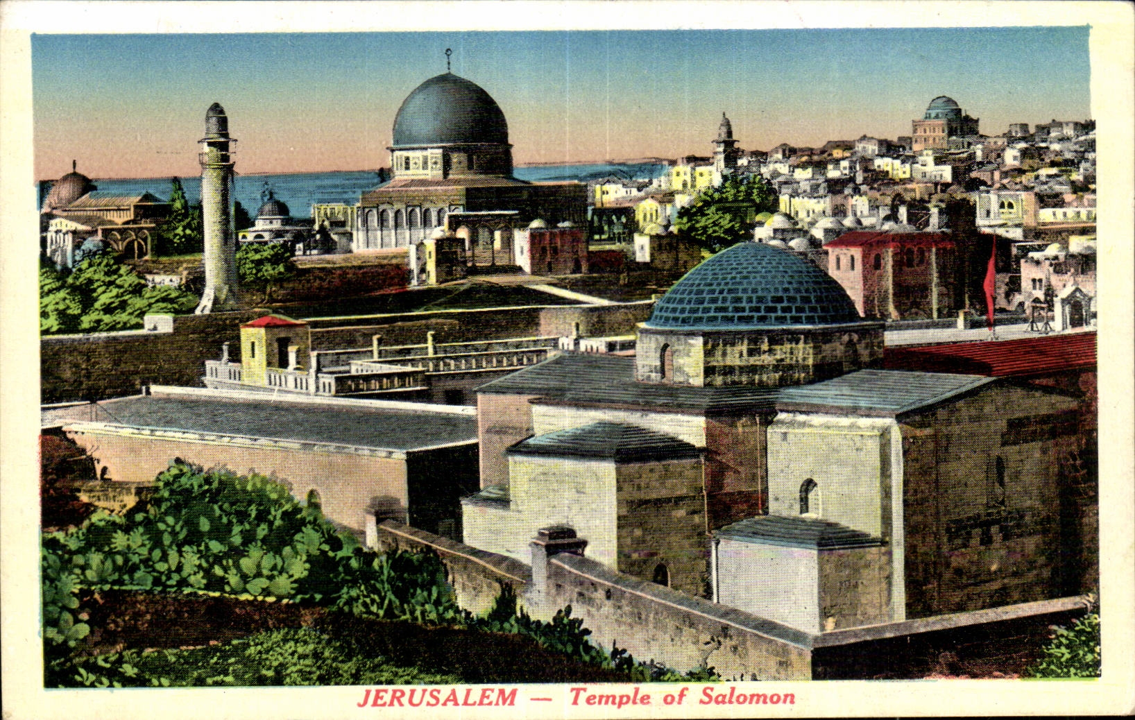 Israel - Jerusalem - Temple de Salomon - CPA 