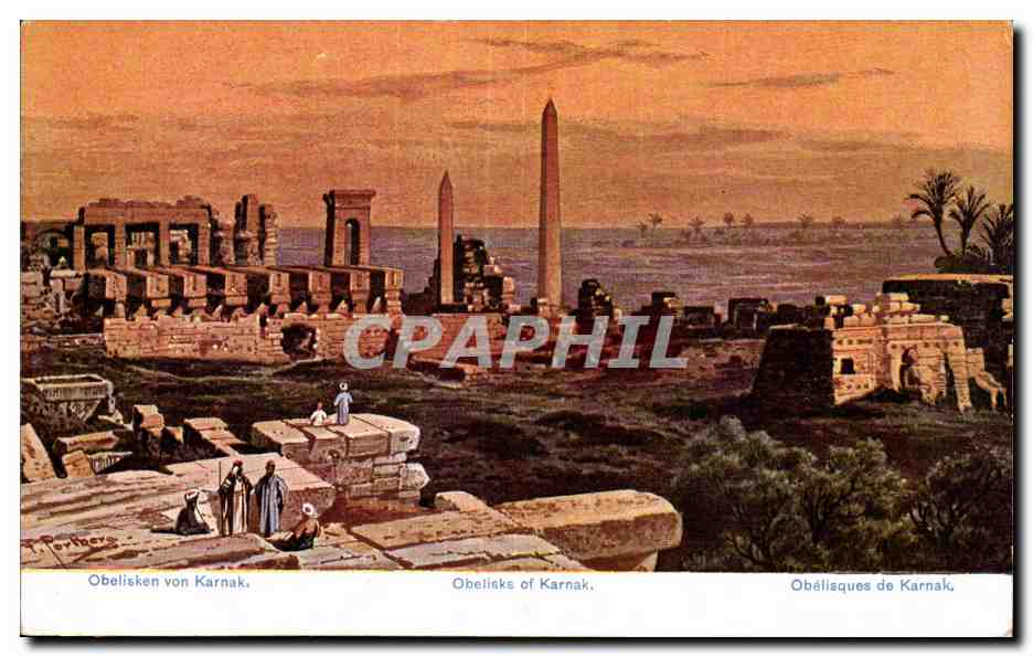 Afrique - Africa - Egypte - Egypt - Obelisks of Karnak - CPA 