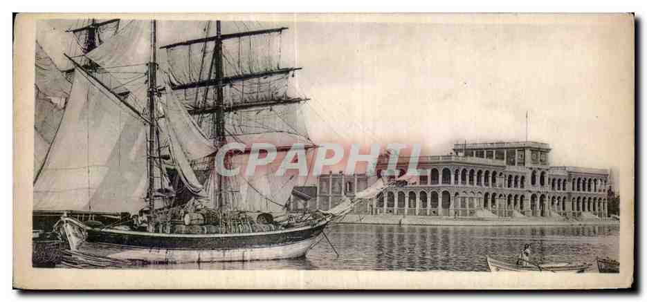 CPA Egypte Egypt Port Said Bueraux maritimes