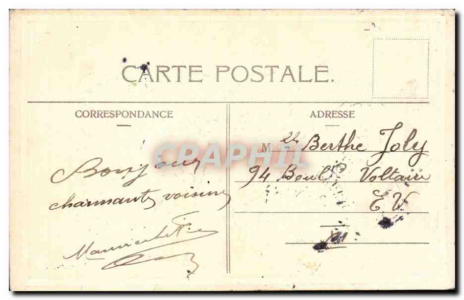 CPA Fantaisie Souvenir d amitie Fleurs — Back