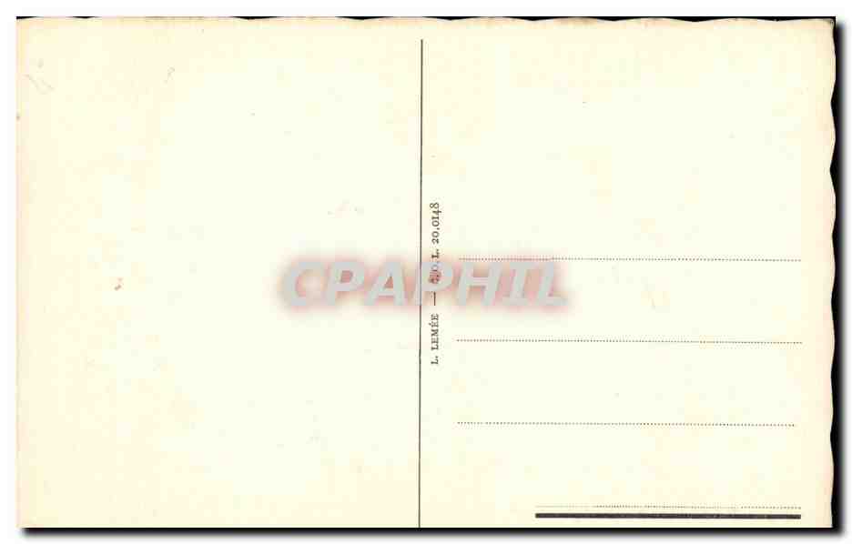 CPA Fantaisie Chien L ingenue — Rückseite