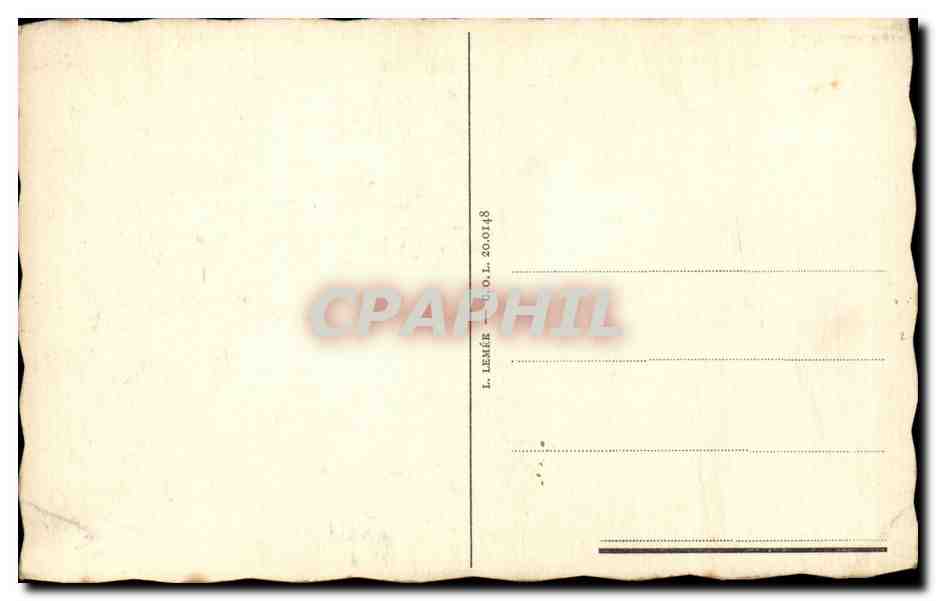 CPA Fantaisie Chien Pas besoin de crier si fort  — Back