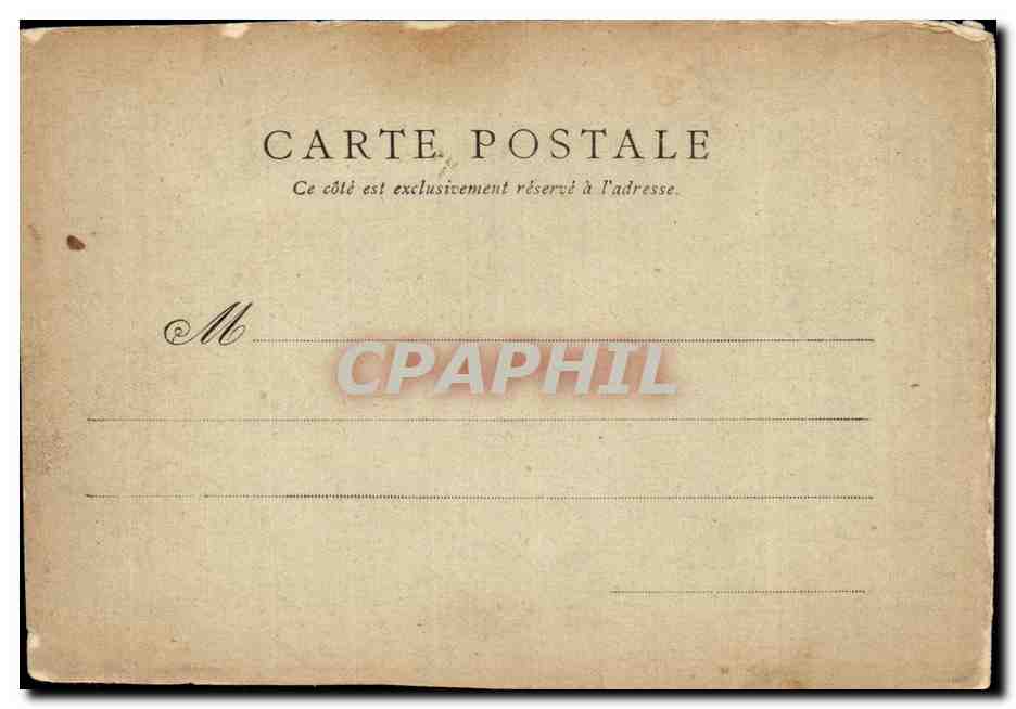 CPA La poudre de Perlimpinpin Le village de Kaatskill Le depart de Rip Theatre du Chatelet Paris — Verso