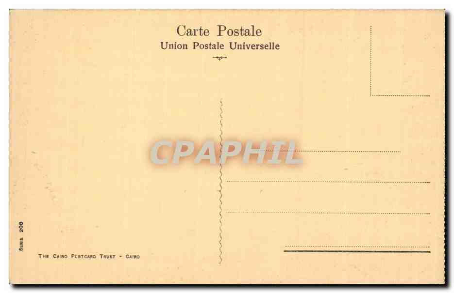 Afrique - Africa - Egypte - Egypt - Port Said - Vue du Quartier Arabe - CPA  — Rückseite