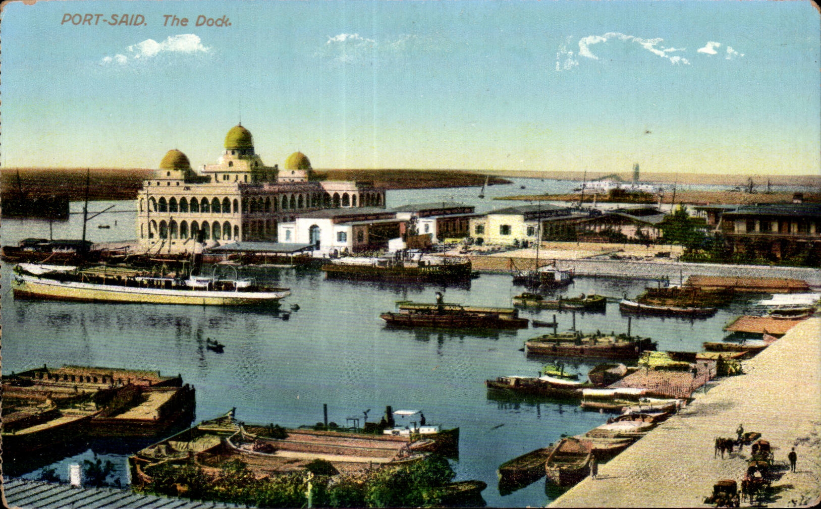 Afrique - Africa - Egypte - Egypt - Port Said - Le Dock - CPA 