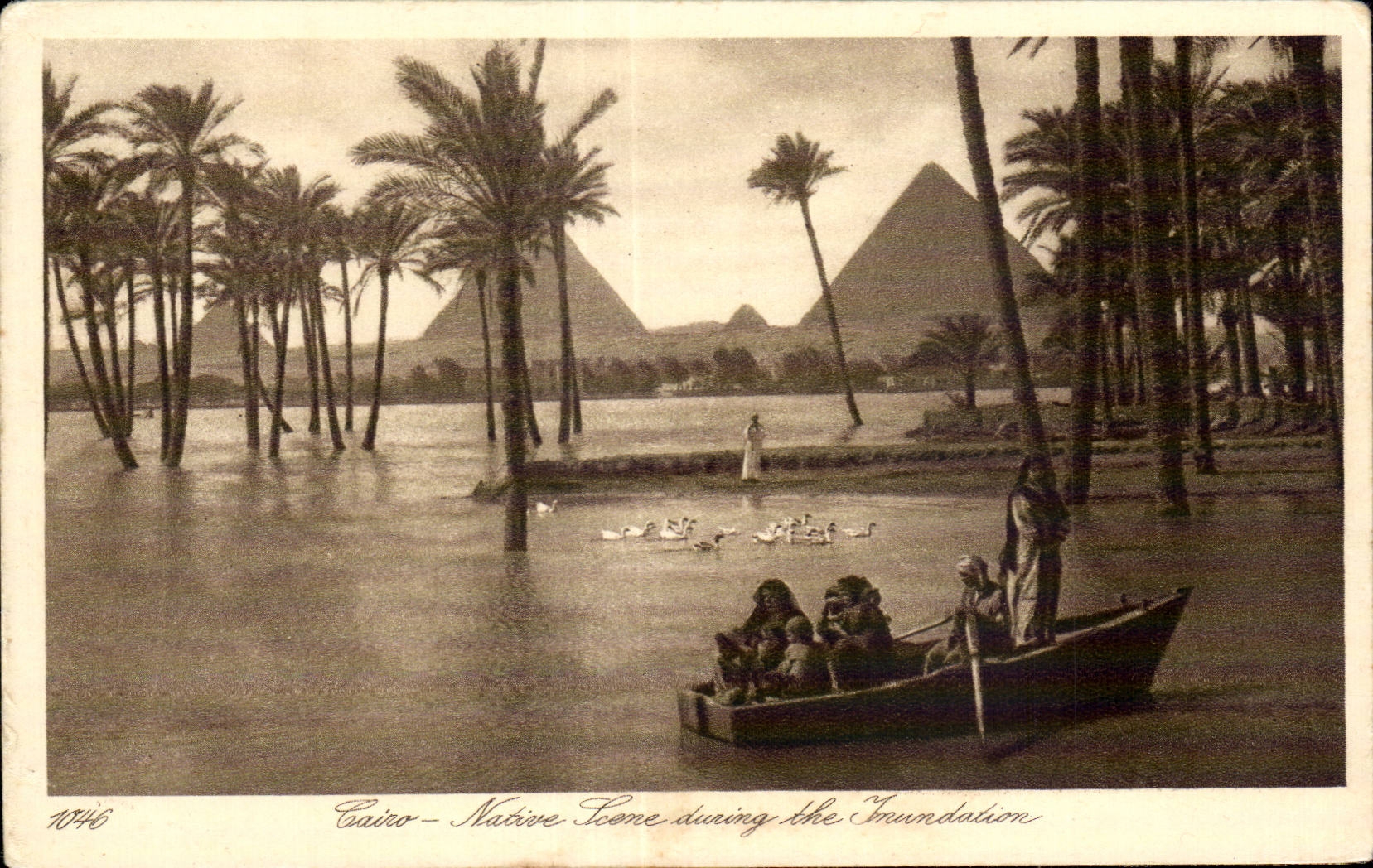 Cairo - Native Scene during the Foundation — éditeur Landrock & Landroth