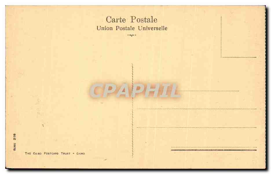 Afrique - Africa - Egypte - Egypt - Caravane de Chameaux - CPA  — Rückseite