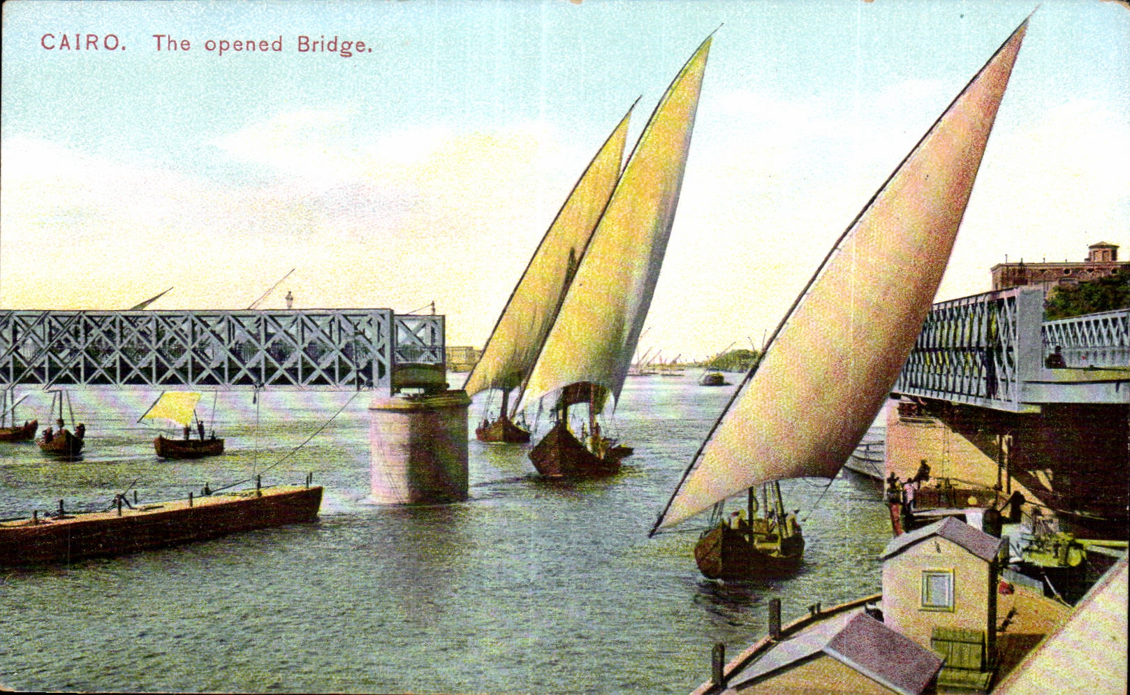 Afrique - Africa - Egypte - Egypt - Caire - Cairo - The opened bridge - CPA 
