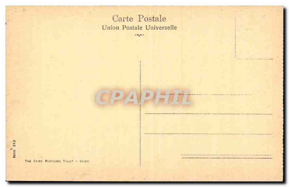 Afrique - Africa - Egypte - Egypt - Caire - Cairo - Paturage de Chevres goat - CPA  — Rückseite