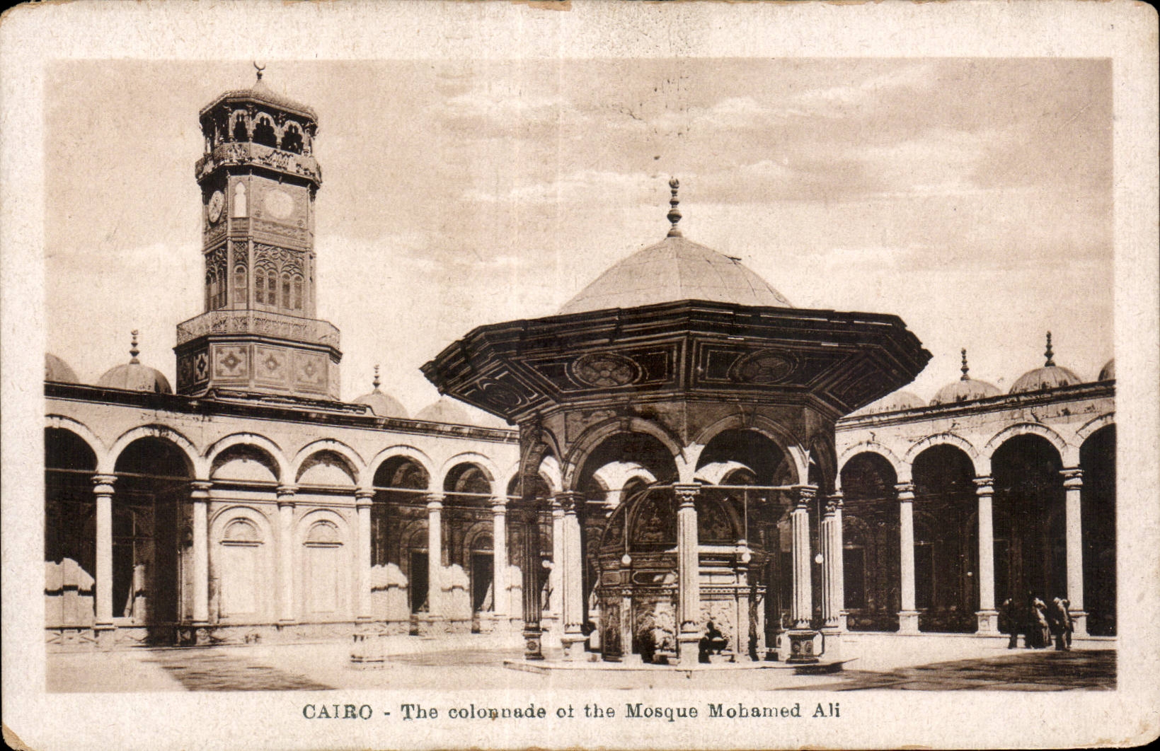 Caire - La colonnade de la Mosquée Mohamed Ali — I. Rosick & Co., Caire, n° 592