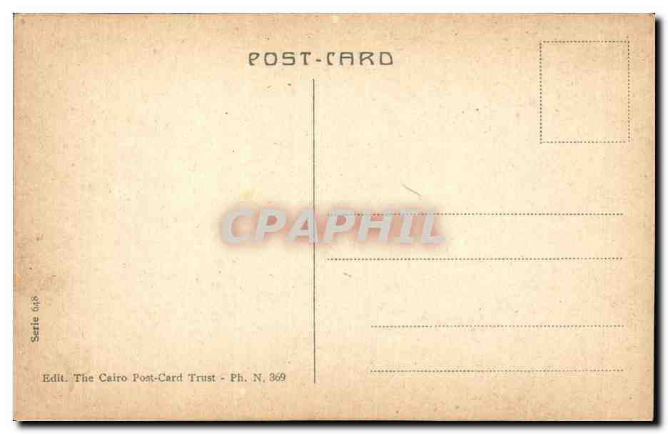 CPA Egypt Egypte Port Said Abbas Mosque — Rückseite