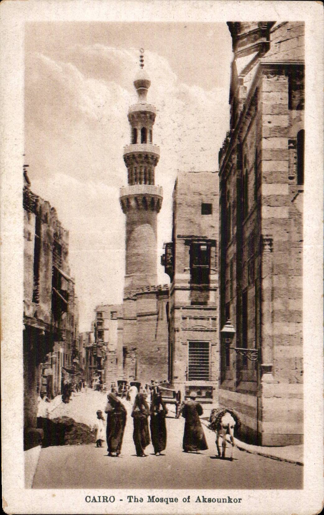 CPA Egypt Egypte Le Caire Cairo The mosque of Aksounkor