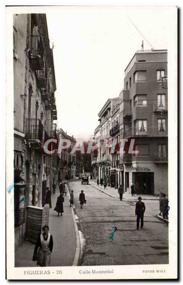 CPSM Espagne Figueras Calle Monturiol