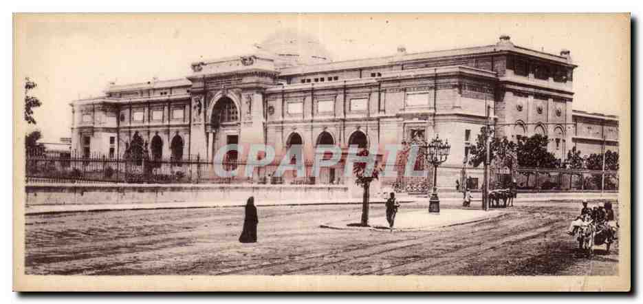 CPA Egypt Egypte Le Caire Le musee