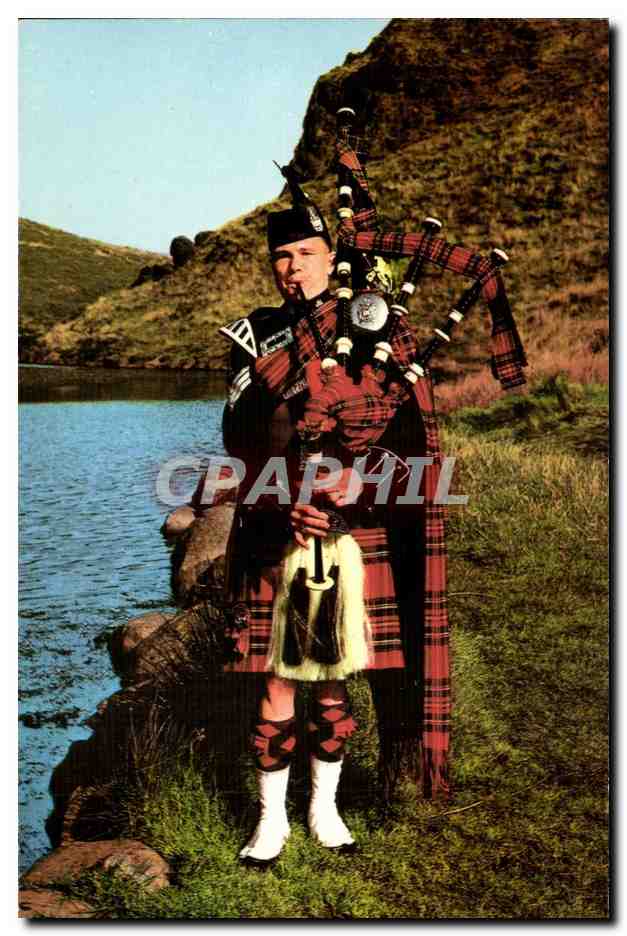 CPSM Ecosse Scotland Sergeant piper of the king s own scottish borderers