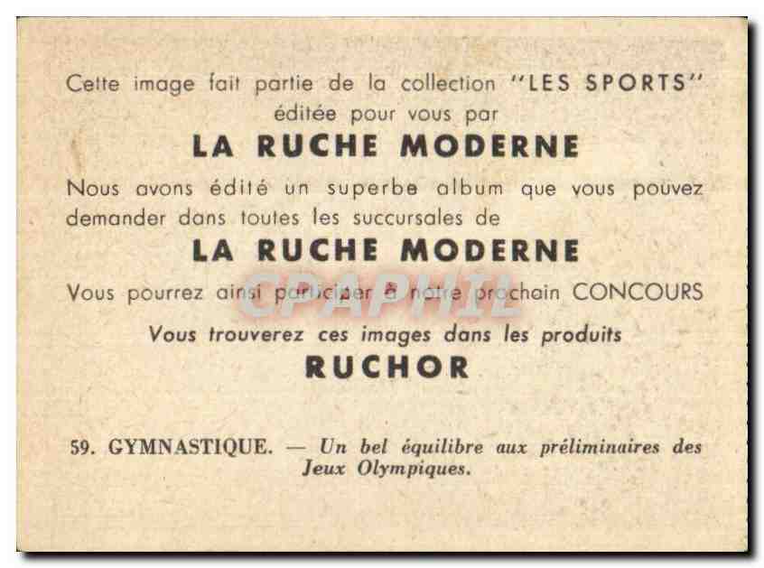 Image Les Sports La ruche moderne Sports Gymnastique — Verso