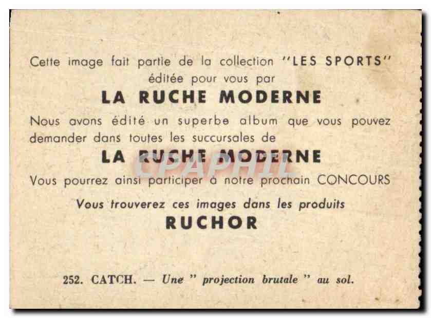 Image Les Sports La ruche moderne Sports Lutte Wrestling — Verso