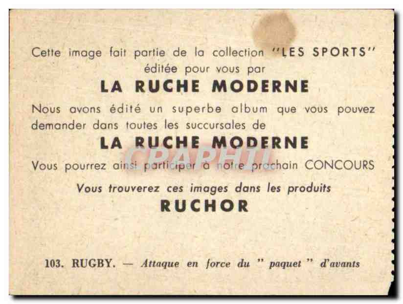 Image Les Sports La ruche moderne Sports Rugby — Verso
