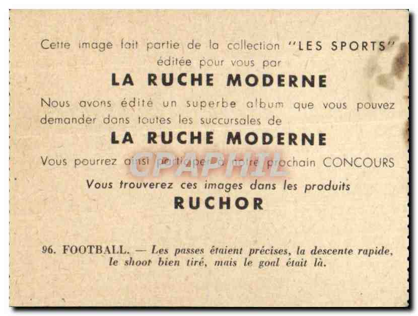 Image Les Sports La ruche moderne Sports Football Soccer  — Verso