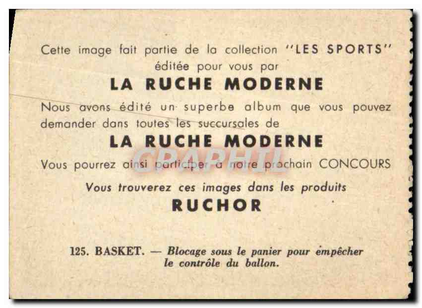 Image Les Sports La ruche moderne Sports Basket Ball — Verso