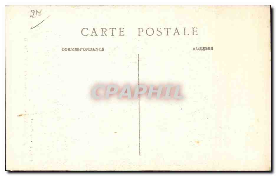 Gisors — Promenade du Château — Allée et Pont des Soupirs — éditeur Pitre, n°62 — Verso
