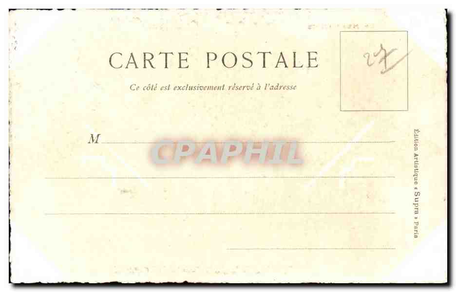 CPA Chateau de Beaumesnil construit sous Henri IV — Rückseite
