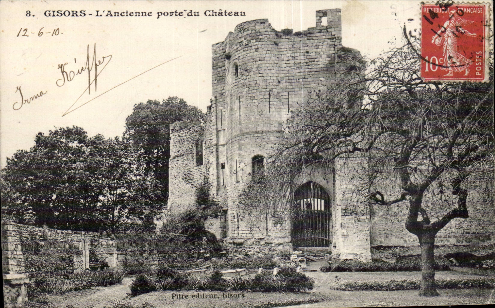 Gisors - L'Ancienne porte du Château — Pitre éditeur, Gisors, n°8