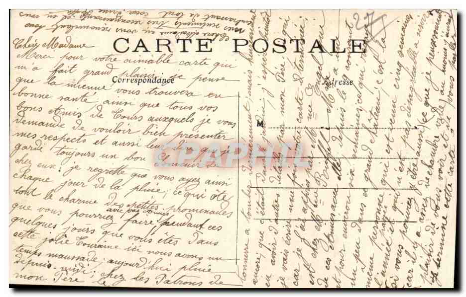 Gisors - L'Ancienne porte du Château — Pitre éditeur, Gisors, n°8 — Rückseite