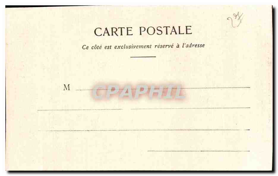 Gisors - Ancien Chateau de Mainneville - CPA  — Rückseite