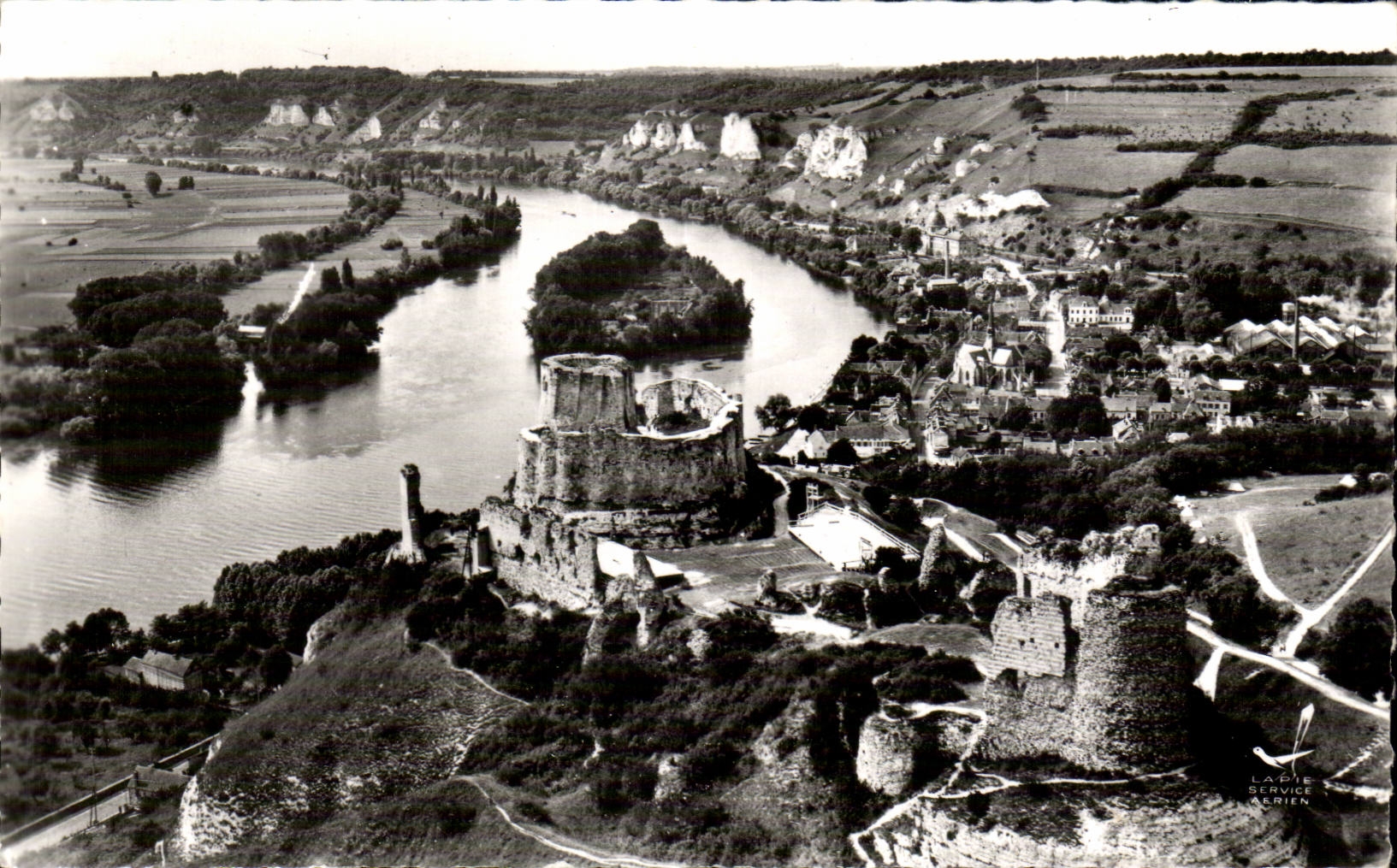 CPSM Les Andelys Le chateau Gaillard Vallee de la Seine 