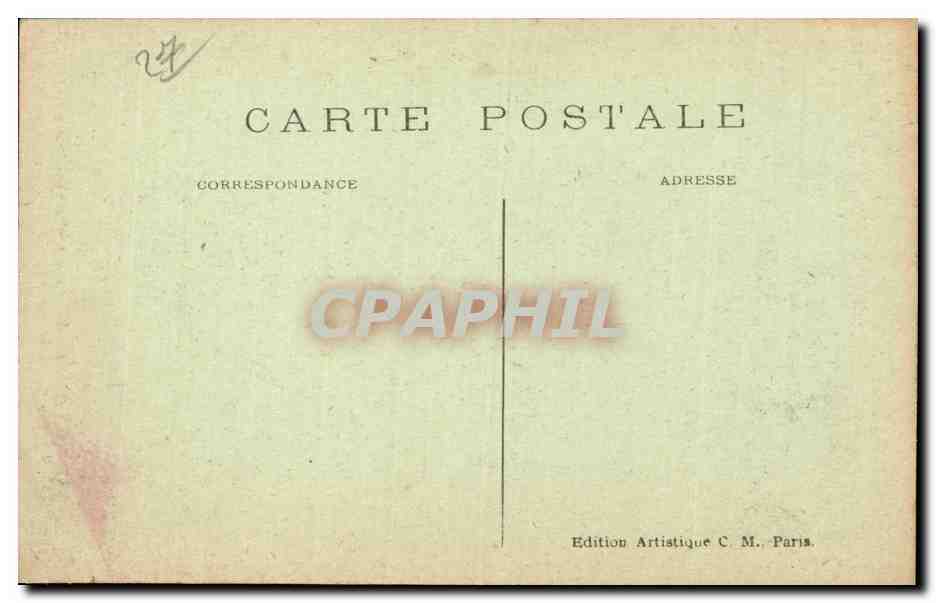 CPA Vernon Tour des archives construite en 1123 par Henri1er roi d angleterre — Rückseite