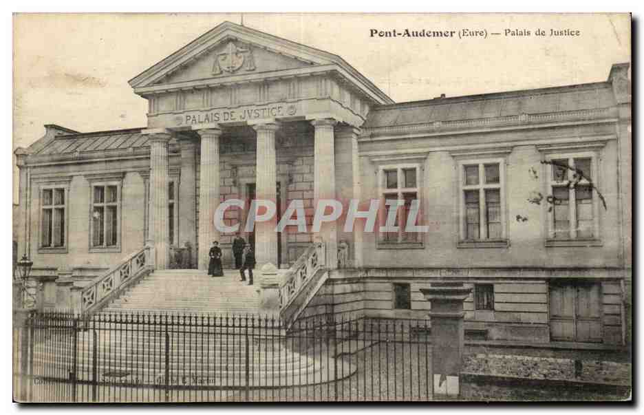 CPA Pont Audemer Palais de justice