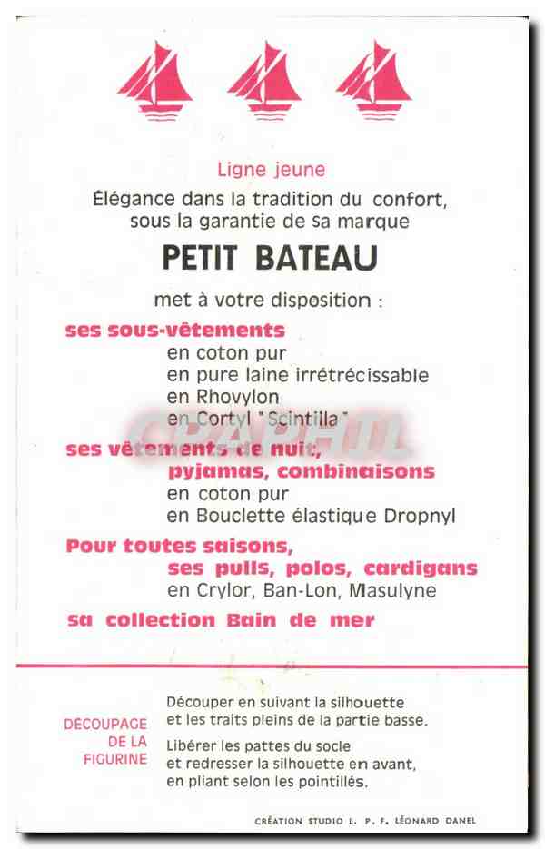 Carte decoupage Collection petit Bateau Epoque revolutionnaire 1792 Matelot Militaria — Verso