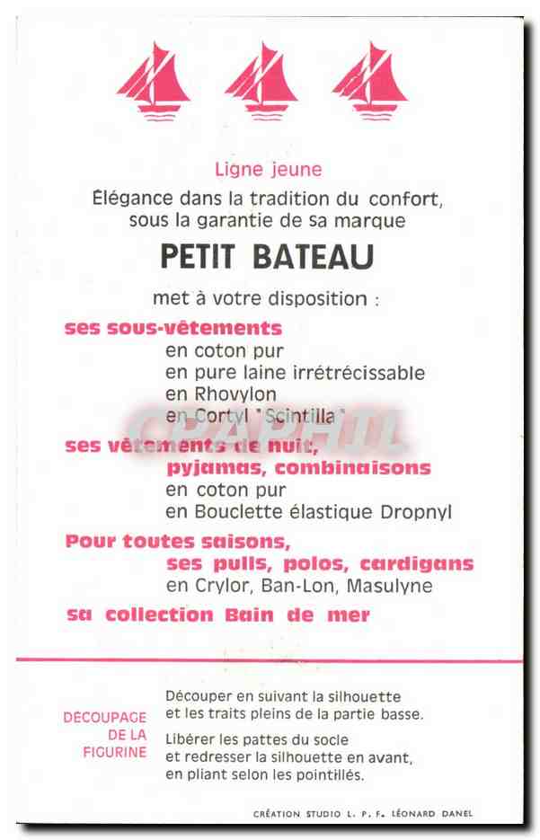 Carte decoupage Collection petit Bateau Epoque revolutionnaire 1792 Matelot Militaria — Verso