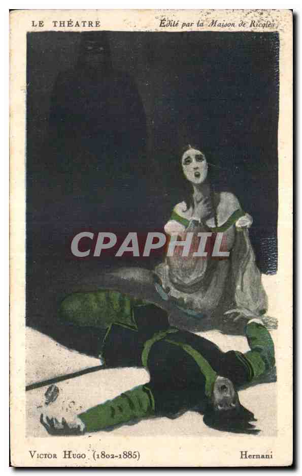 CPA Le theatre Victor Hugo Hernani
