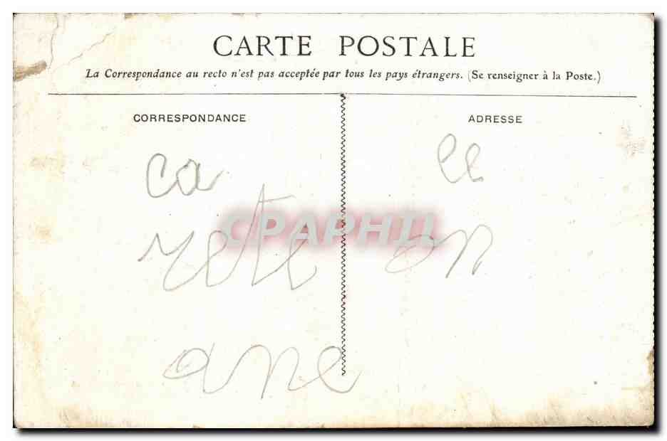 CPA Publicite Chemins de fer de l Ouest et de Brighton Paris a Londres — Rückseite