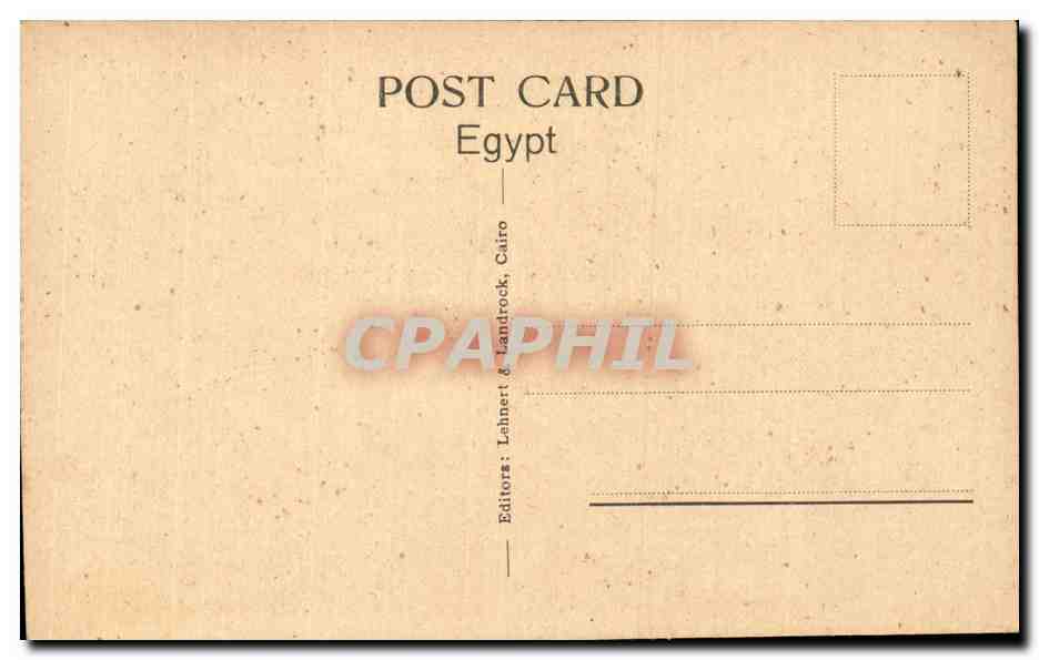 Afrique - Africa - Egypte - Egypt - The Temple of Horace - CPA  — Rückseite