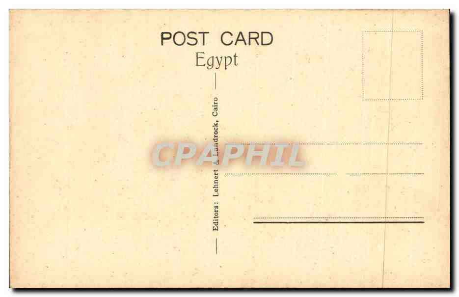 Afrique - Africa - Egypte - Egypt - Native House - CPA  — Rückseite