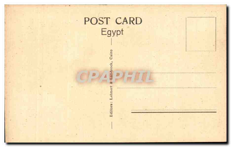 Afrique - Africa - Egypte - Egypt - Holy Islandcof Philae - CPA  — Verso