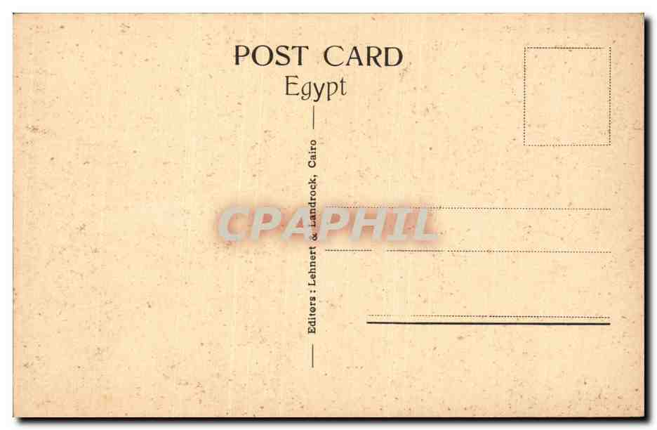Afrique - Africa - Egypte - Egypt - Caire - Cairo - A Flood Scenary - CPA  — Rückseite