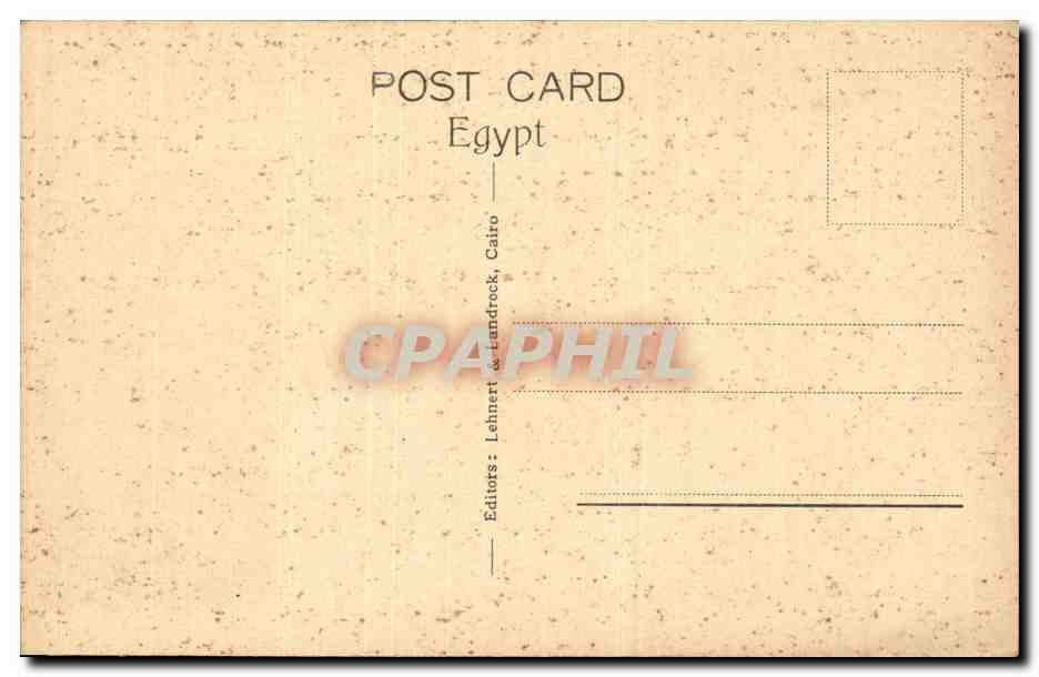 Afrique - Africa - Egypte - Egypt - Caire - Cairo - Village - CPA  — Rückseite