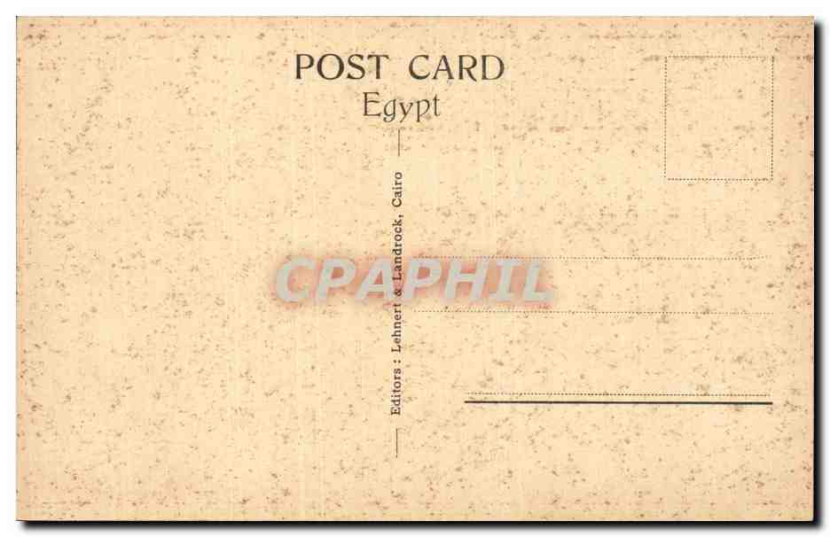 Afrique - Africa - Egypte - Egypt - Caire - Cairo - The Tombs - CPA  — Rückseite