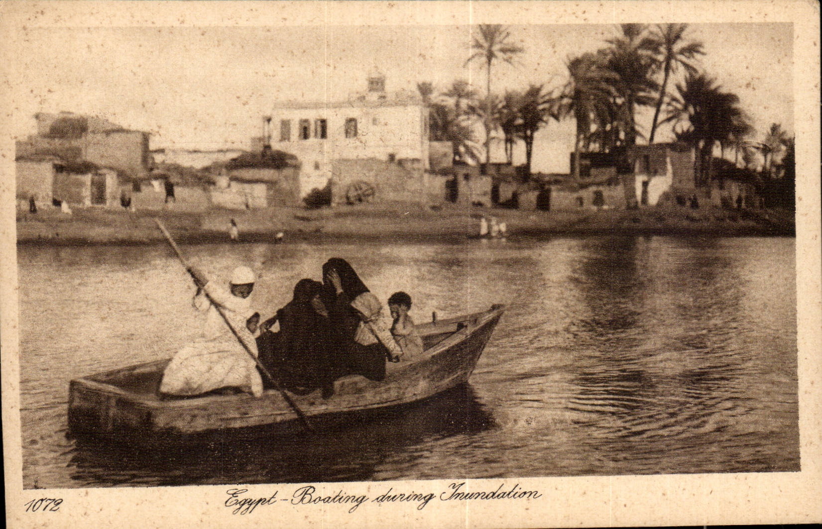 Afrique - Africa - Egypte - Egypt - Caire - Cairo - Boating during Inundation - CPA 